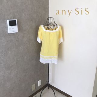 エニィスィス(anySiS)のエニィスィス♡2度着用　カットソー(カットソー(半袖/袖なし))