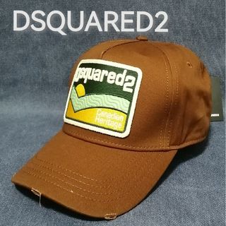 DSQUARED2 - ★新品・メンズ★【DSQUARED2】キャップ　ブラウン　茶　綿　サイズ調整可