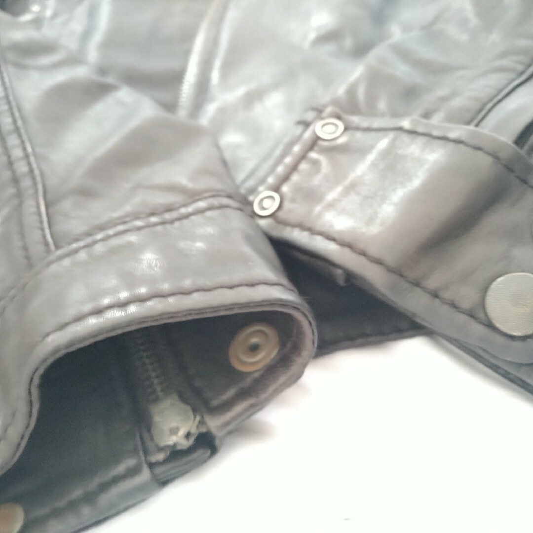DIESEL(ディーゼル)のＤＩＥＳＥＬ　ディーゼル　ライダース　レザー　革ジャン メンズのジャケット/アウター(ライダースジャケット)の商品写真