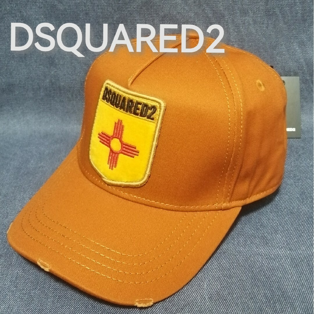 DSQUARED2(ディースクエアード)の★新品・メンズ★【DSQUARED2】キャップ　赤茶　サイズ調整可　コットン メンズの帽子(キャップ)の商品写真