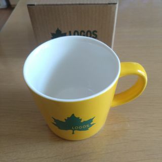 ロゴス(LOGOS)の【新品】LOGOS カラフルマグ 250ml イエロー(グラス/カップ)