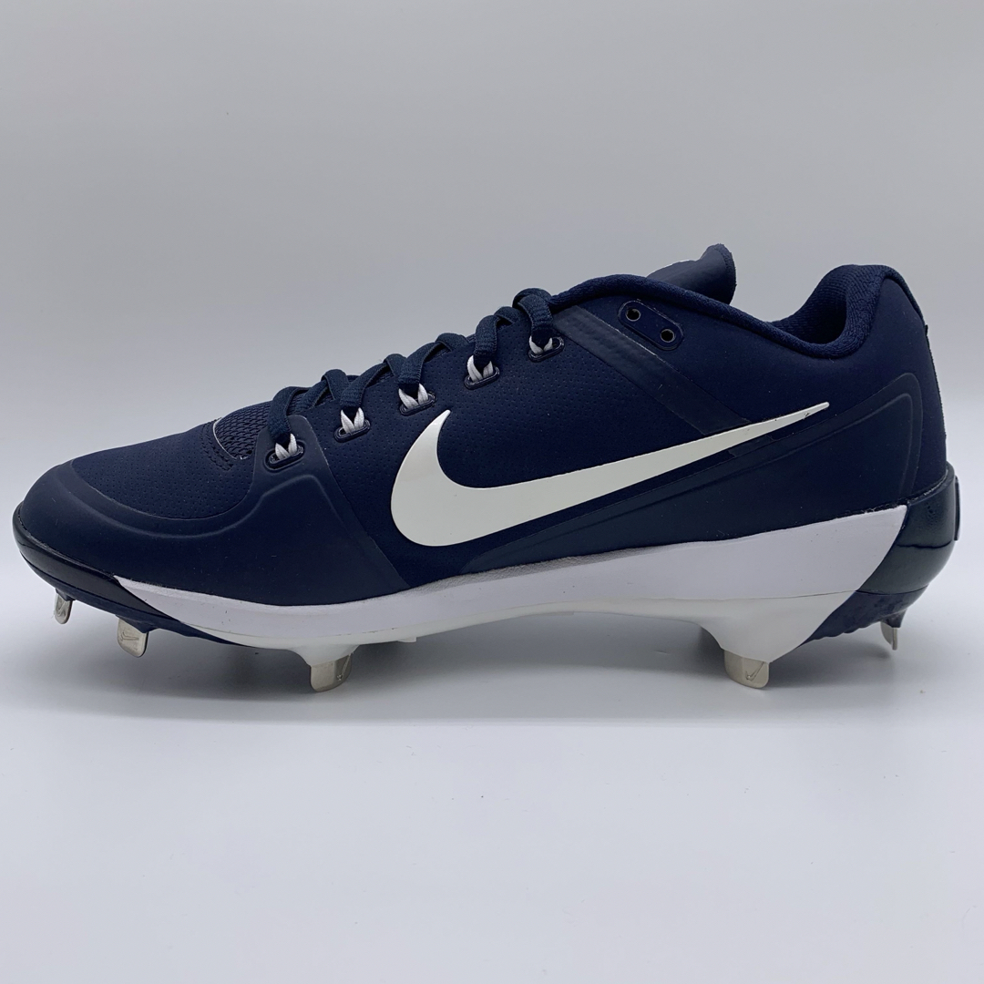 NIKE - NIKE 野球 スパイク 金具 ネイビー 紺 28㎝ ローカットの NIKE - NIKE 野球 スパイク 金具 ネイビー 紺 28㎝ ローカットの