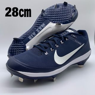 ナイキ(NIKE)のNIKE 野球　スパイク　金具　ネイビー　紺 28㎝ ローカット(シューズ)