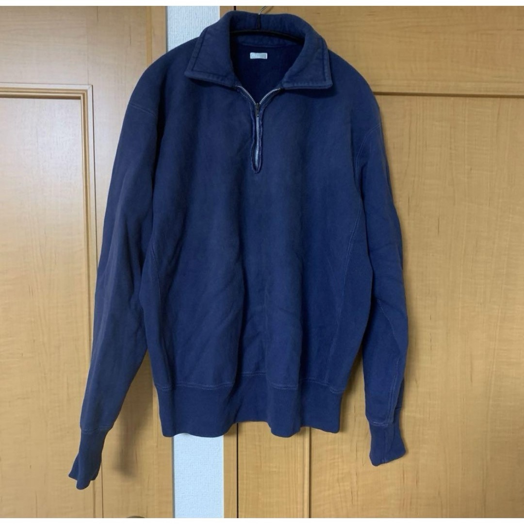 COMOLI(コモリ)のa.presse Vintage Half Zip Sweatshirt メンズのトップス(スウェット)の商品写真