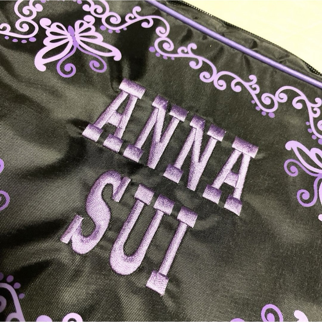 ANNA SUI(アナスイ)の⭐️新品⭐️【ANNA SUI アナスイ】ロゴ刺繍 スーパーマルチバッグ★付録 レディースのファッション小物(ポーチ)の商品写真