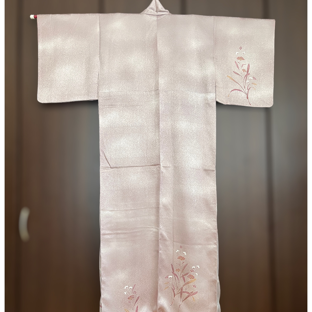 正絹着物長着とろとろピンクパープル系 レディースの水着/浴衣(着物)の商品写真