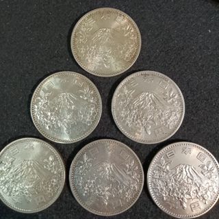 銀貨　東京オリンピック1.000円銀貨　silver925 美品  ６枚 R―3(金属工芸)