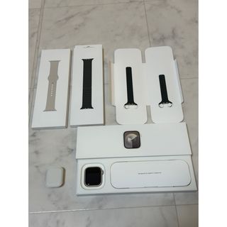 アップルウォッチ(Apple Watch)のApple Watch9 41mm Starlight 極美品(腕時計(デジタル))