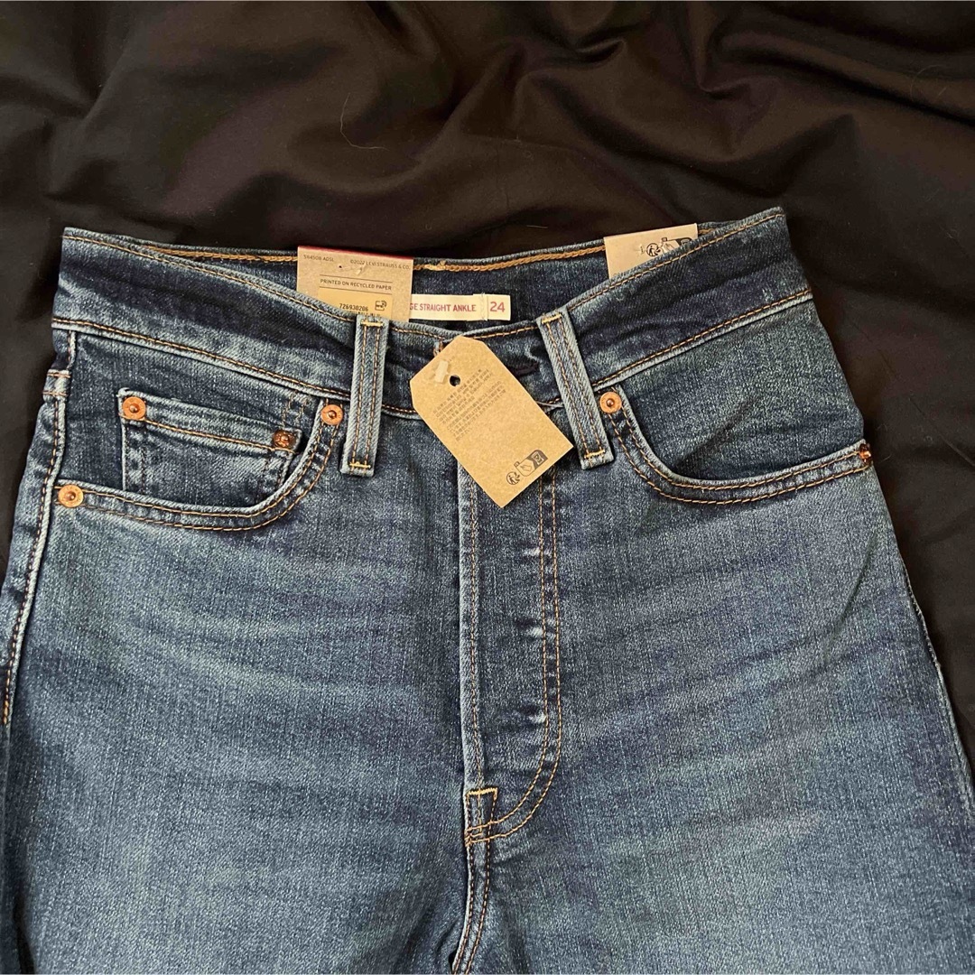 Levi's(リーバイス)の【ZOZO限定】リーバイス RIBCAGE STRAIGHT 24inch レディースのパンツ(デニム/ジーンズ)の商品写真