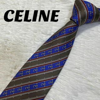 セリーヌ(celine)の極美品 CELINE セリーヌ マカダム 総柄 シルク 入学 入園 卒業 卒園(ネクタイ)