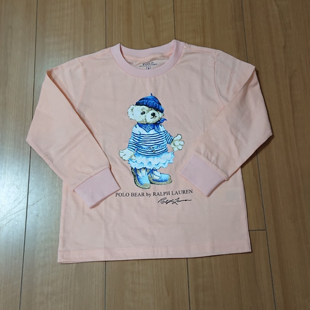 Ralph Lauren(ラルフローレン)のラルフローレン ベア ロンT 長袖 新品 キッズ/ベビー/マタニティのキッズ服女の子用(90cm~)(Tシャツ/カットソー)の商品写真