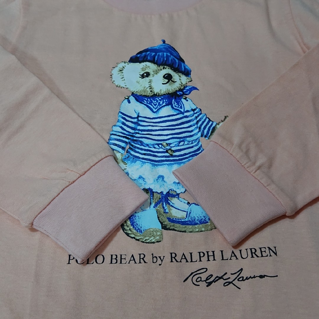 Ralph Lauren(ラルフローレン)のラルフローレン ベア ロンT 長袖 新品 キッズ/ベビー/マタニティのキッズ服女の子用(90cm~)(Tシャツ/カットソー)の商品写真