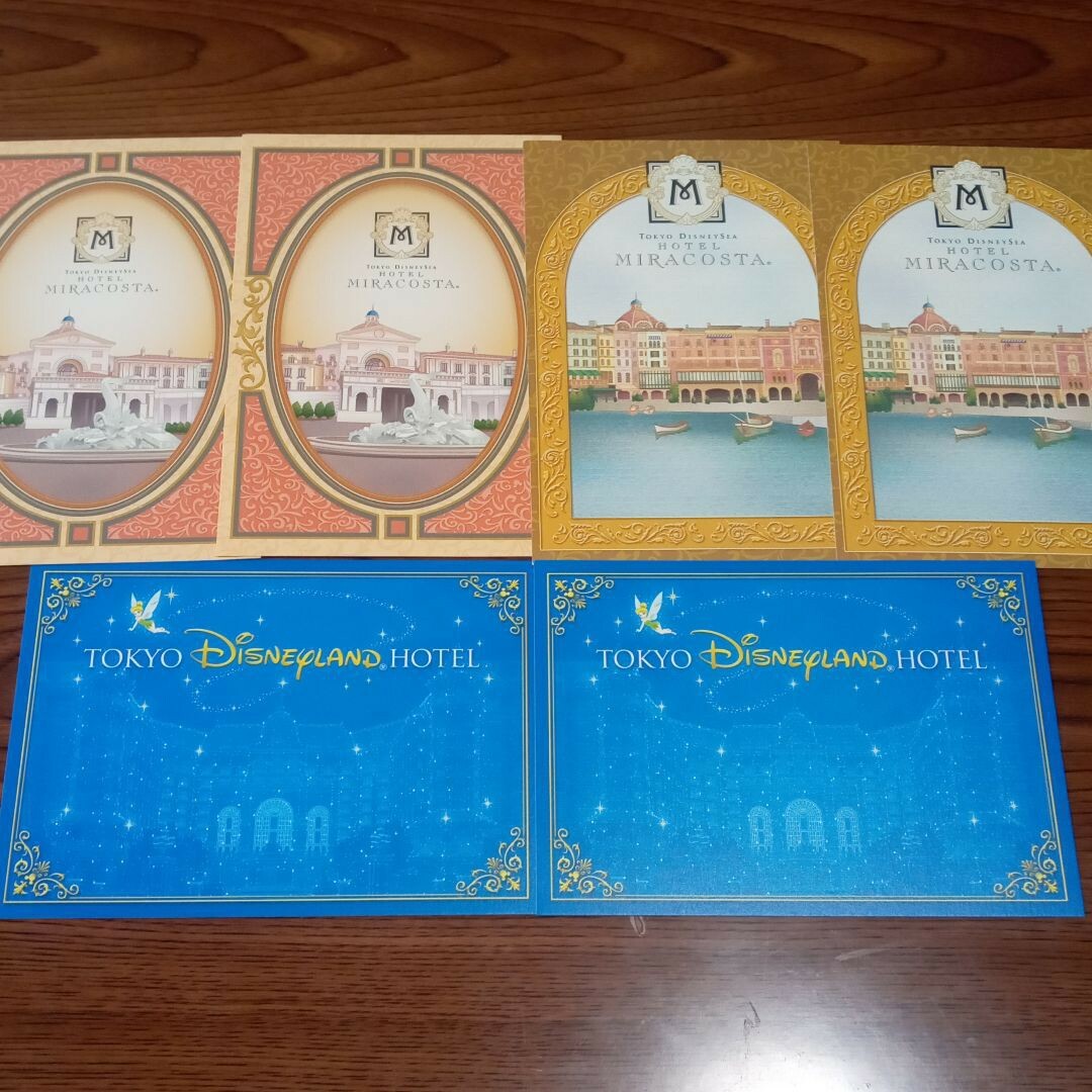 Disney(ディズニー)の東京ディズニーリゾート　ポストカード　絵はがき　絵葉書　6枚 エンタメ/ホビーのコレクション(使用済み切手/官製はがき)の商品写真