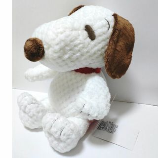 スヌーピー(SNOOPY)の新品 SNOOPY L ぬいぐるみ　Fluffy Boa ブラウン　スヌーピー(キャラクターグッズ)