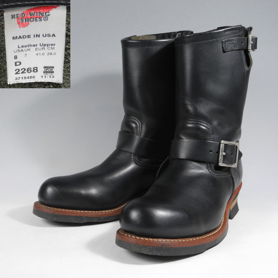 REDWING(レッドウィング)の廃盤レッドウィング2268エンジニアブーツ現行羽タグPT99 PT91 メンズの靴/シューズ(ブーツ)の商品写真