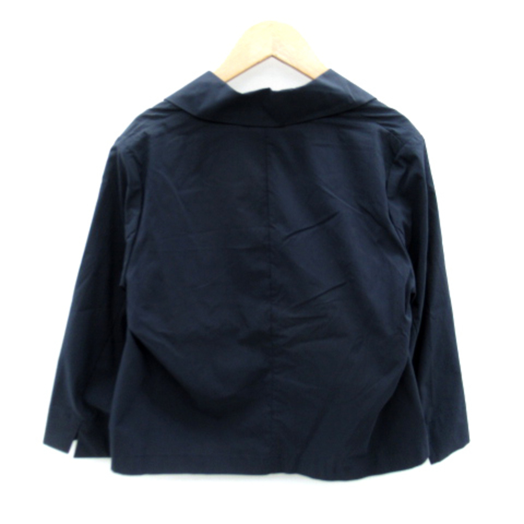 GLOBAL WORK(グローバルワーク)のグローバルワーク テーラードジャケット ミドル丈 シングルボタン 薄手 M 紺 レディースのジャケット/アウター(その他)の商品写真