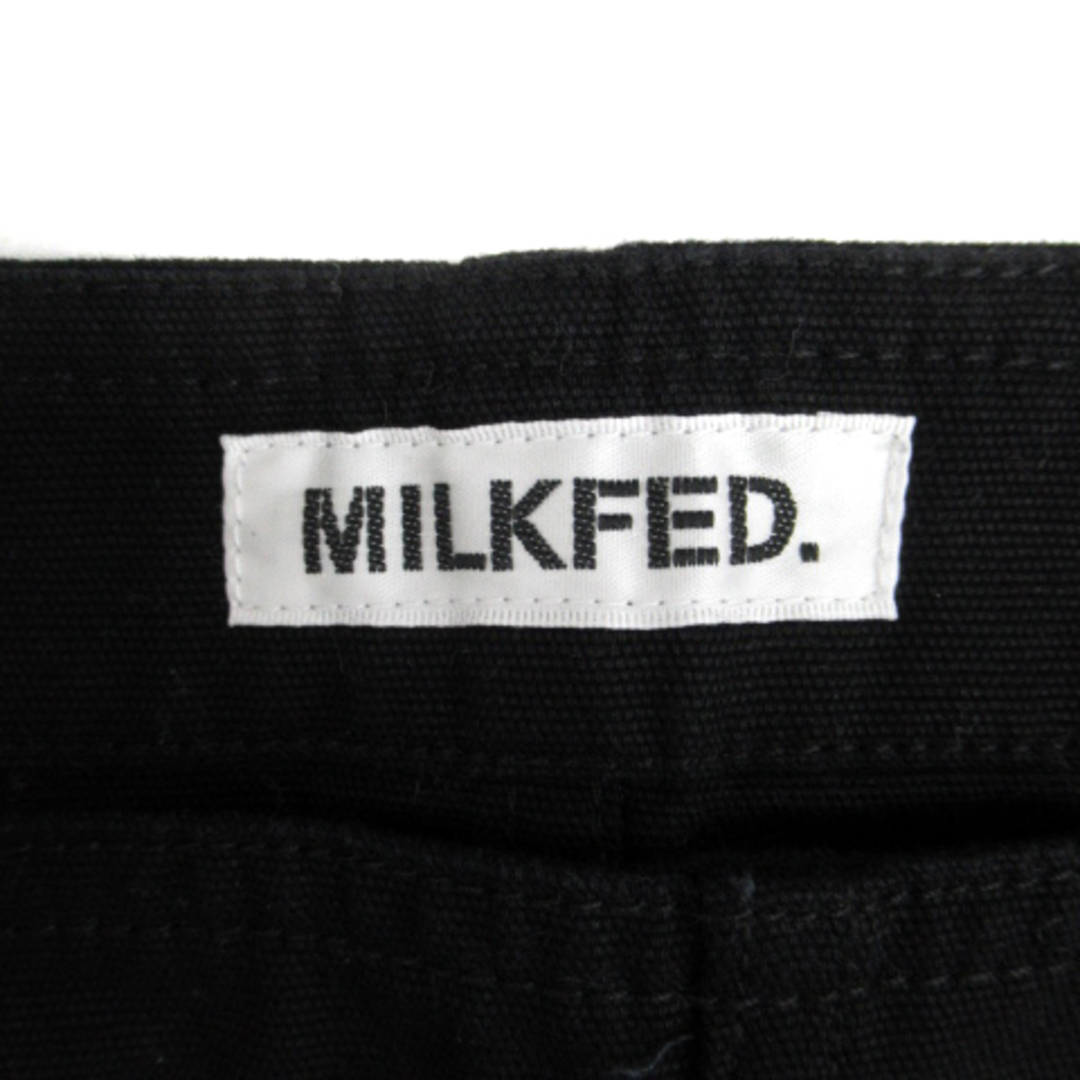 MILKFED.(ミルクフェド)のミルクフェド サロペットスカート ジャンパースカート ワンピース ミニ丈 S 黒 レディースのワンピース(ミニワンピース)の商品写真