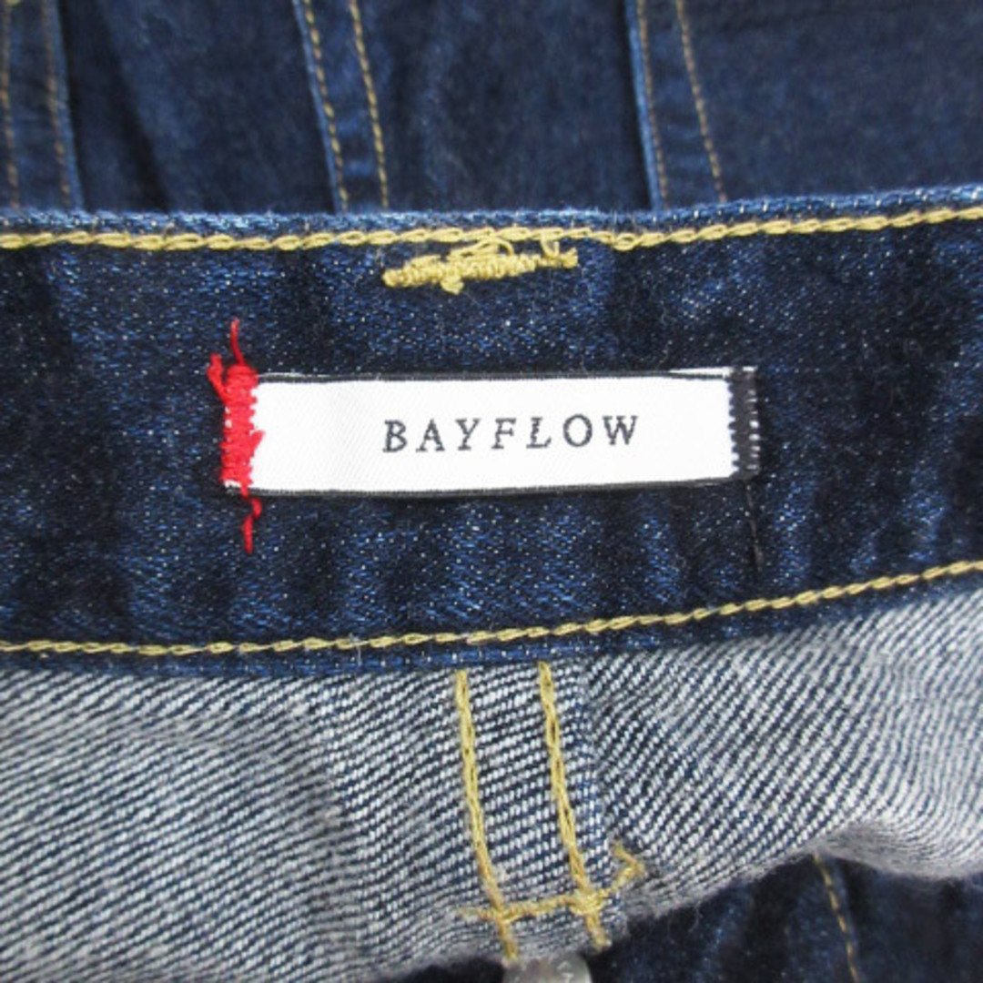 BAYFLOW(ベイフロー)のベイフロー デニムパンツ ジーンズ スキニーパンツ ロング丈 29 紺 レディースのパンツ(デニム/ジーンズ)の商品写真