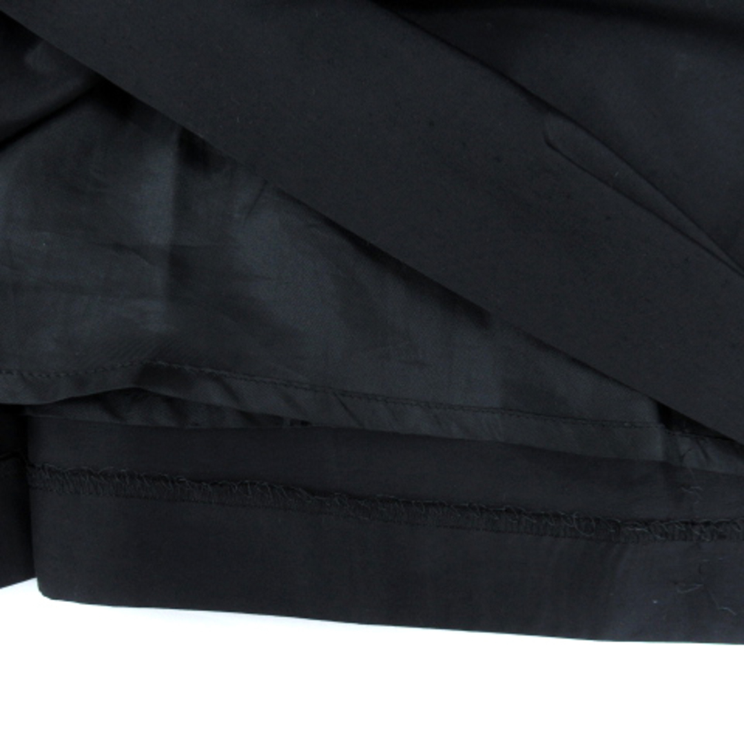 aquagirl(アクアガール)のアクアガール フレアスカート ミモレ丈 無地 36 黒 ブラック /SY30 レディースのスカート(ひざ丈スカート)の商品写真