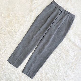 ユナイテッドアローズグリーンレーベルリラクシング(UNITED ARROWS green label relaxing)の美品　ユナイテッドアローズ　パンツ　レディース　グレー　ブラウン　白　36(カジュアルパンツ)