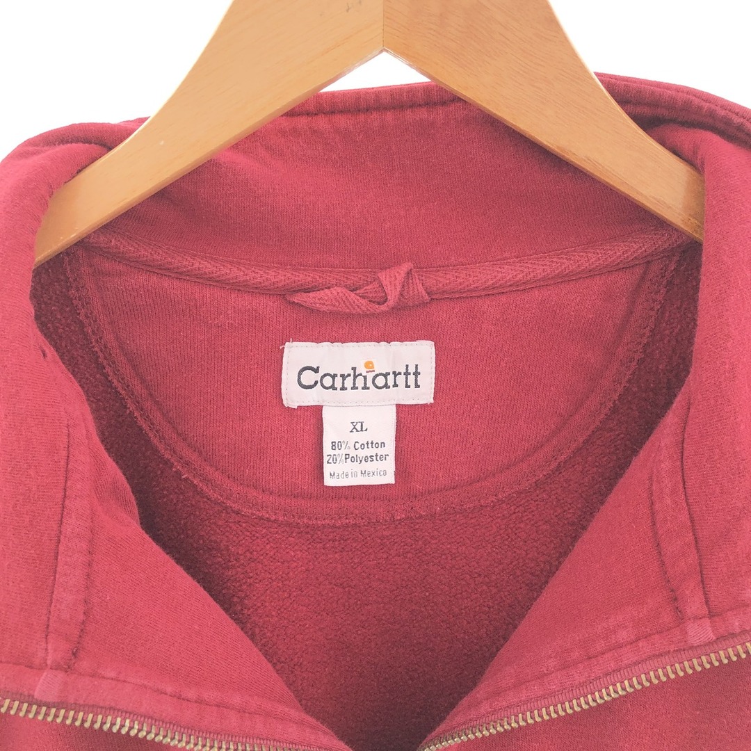 carhartt(カーハート)の古着 カーハート Carhartt ハーフジップスウェットシャツ トレーナー メンズXL /eaa391291 メンズのトップス(スウェット)の商品写真