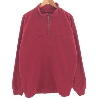 カーハート(carhartt)の古着 カーハート Carhartt ハーフジップスウェットシャツ トレーナー メンズXL /eaa391291(スウェット)