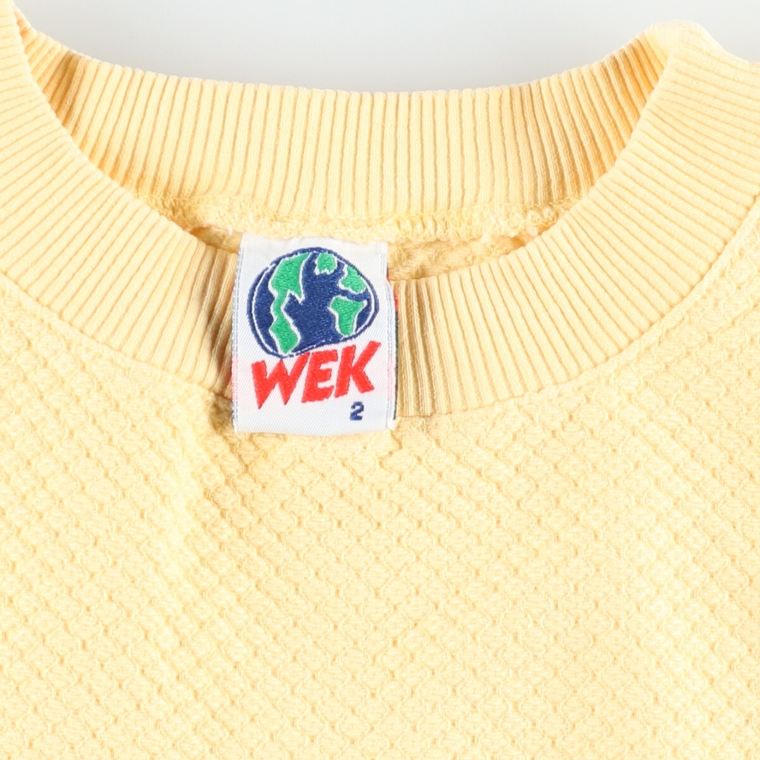 古着 90年代 WEK ワッフル 無地 ブランクスウェットシャツ トレーナー USA製 メンズXL ヴィンテージ /eaa421606 メンズのトップス(スウェット)の商品写真