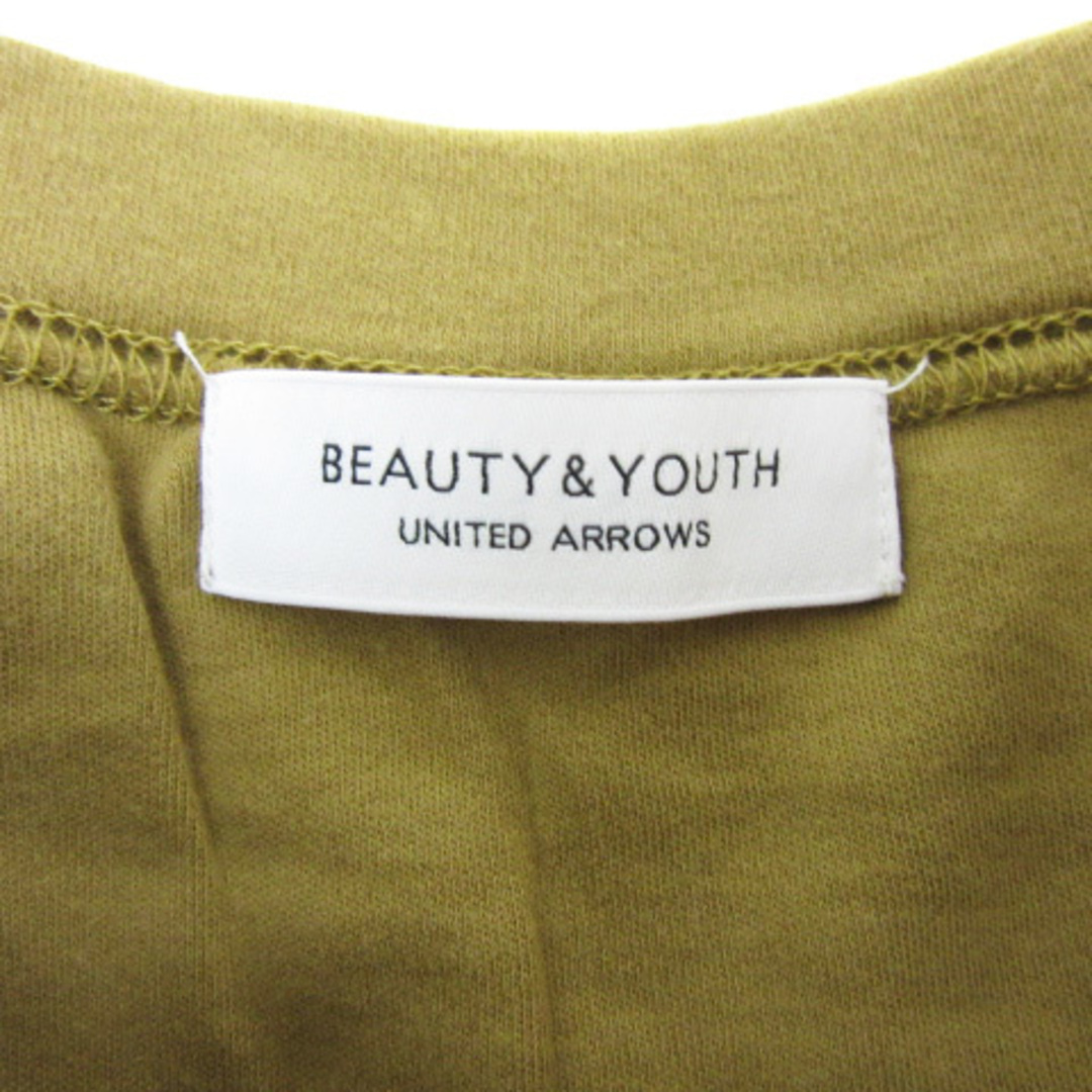 BEAUTY&YOUTH UNITED ARROWS(ビューティアンドユースユナイテッドアローズ)のB&Y ユナイテッドアローズ Tシャツ カットソー 長袖 無地 キャメル ■MO レディースのトップス(Tシャツ(長袖/七分))の商品写真