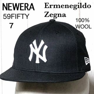 エルメネジルドゼニア(Ermenegildo Zegna)のNEW ERA ニューエラ ウールキャップ ゼニア×NY 59FIFTY(キャップ)