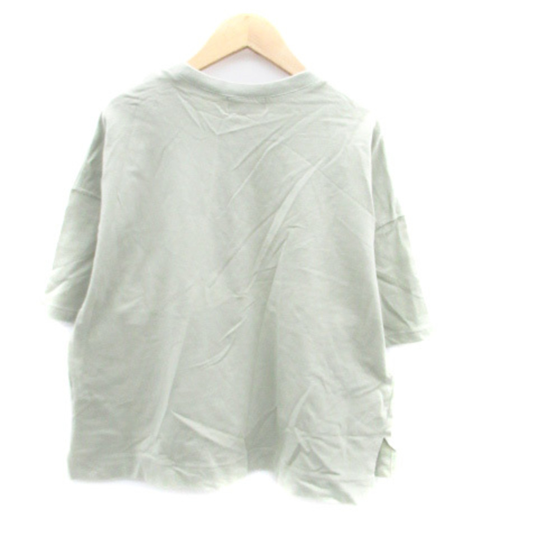 UNITED ARROWS green label relaxing(ユナイテッドアローズグリーンレーベルリラクシング)のグリーンレーベルリラクシング Tシャツ カットソー クルーネック 黄緑 レディースのトップス(Tシャツ(半袖/袖なし))の商品写真