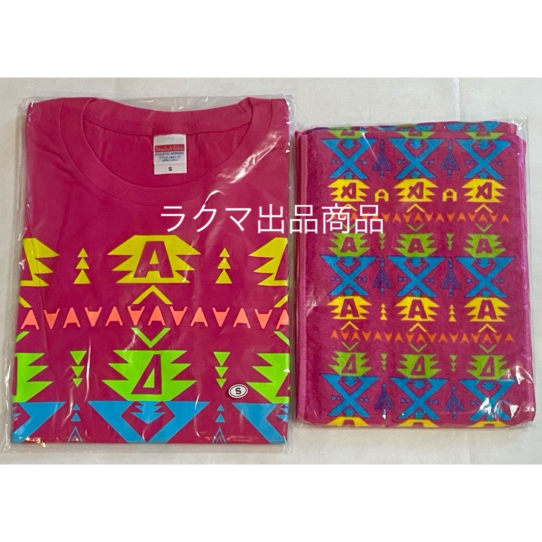 AAA a-nation 2011 Tシャツ マフラータオル ピンク Nissy エンタメ/ホビーのタレントグッズ(ミュージシャン)の商品写真