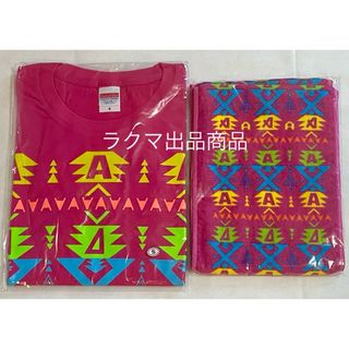 AAA a-nation 2011 Tシャツ マフラータオル ピンク Nissy(ミュージシャン)