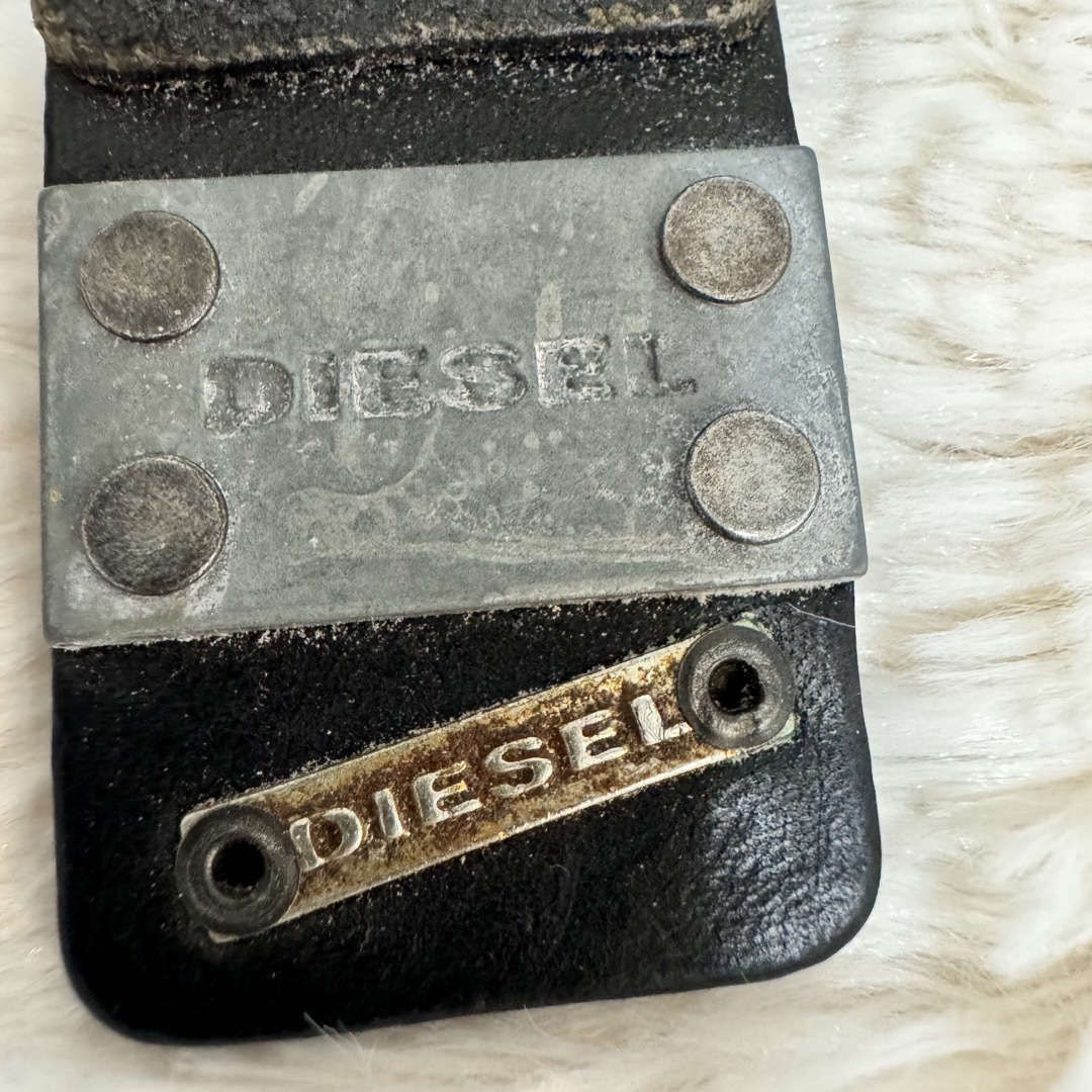 DIESEL(ディーゼル)のレア　DIESEL  diesel  ネックレス　ペンダント　レザー メンズのアクセサリー(ネックレス)の商品写真