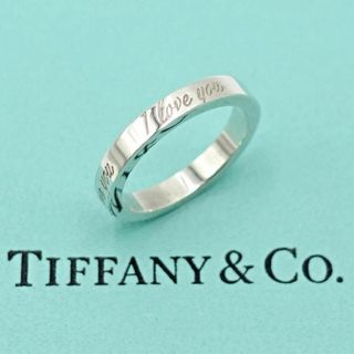 ティファニー(Tiffany & Co.)の【6号】ティファニー アイラブユー ノーツ ナロー リング 指輪 シルバー(リング(指輪))