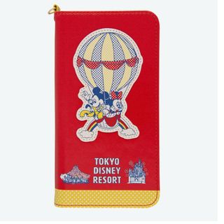 ディズニー(Disney)の【新品】ディズニー★気球モチーフ★レトロ★スマホケース(モバイルケース/カバー)