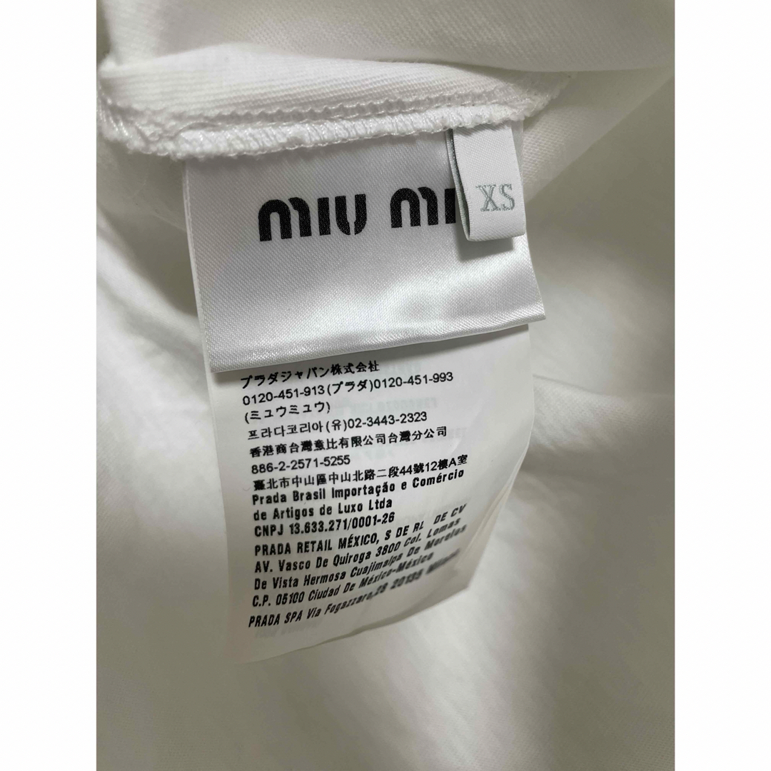 miumiu(ミュウミュウ)のmiumiu Tシャツ レディースのトップス(Tシャツ(半袖/袖なし))の商品写真