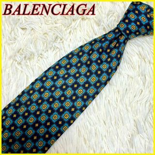 バレンシアガ(Balenciaga)の【美品】BALENCIAGA バレンシアガ ネクタイ マルチカラー 総柄 シルク(ネクタイ)