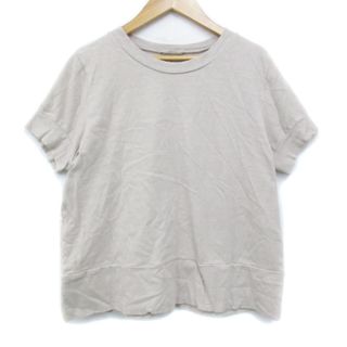 アザー(other)のハウ HAU カットソー Tシャツ 半袖 ラウンドネック 無地 F ベージュ(カットソー(半袖/袖なし))