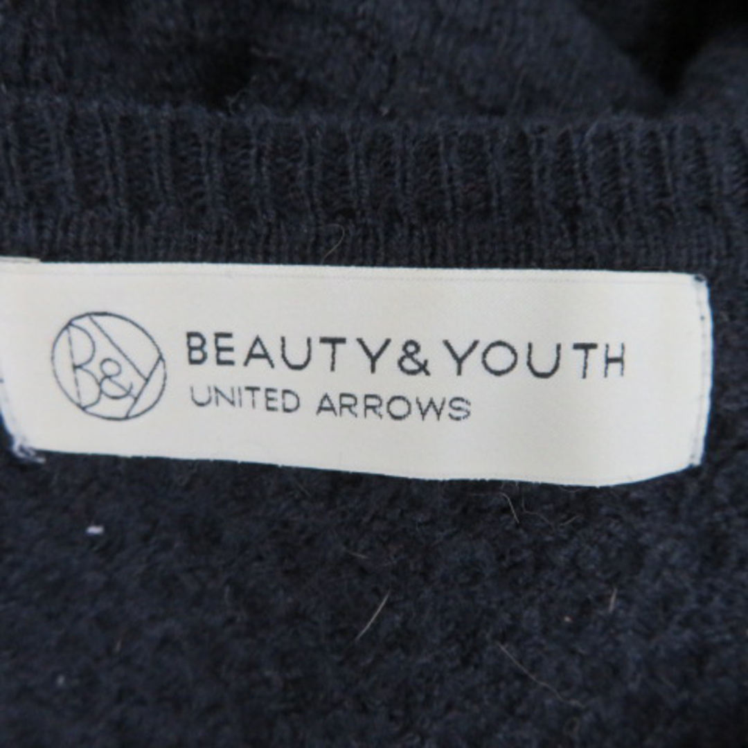 BEAUTY&YOUTH UNITED ARROWS(ビューティアンドユースユナイテッドアローズ)のB&Y ユナイテッドアローズ ニット セーター 長袖 ラウンドネック 無地 レディースのトップス(ニット/セーター)の商品写真