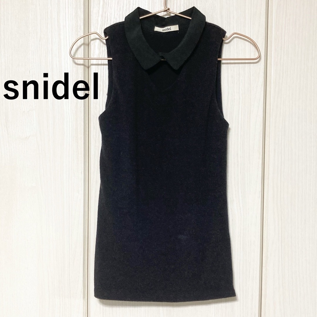 SNIDEL(スナイデル)のsnidel ノースリーブ トップス レディースのトップス(カットソー(半袖/袖なし))の商品写真