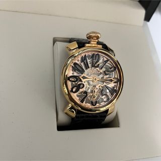 GaGa MILANO - ガガミラノ マヌアーレ 48mm 2針 スケルトン 5311.02