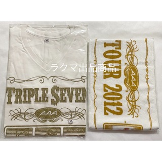 AAA TRIPLE SEVEN Tシャツ タオル 西島 宇野 日高 與 末吉(ミュージシャン)