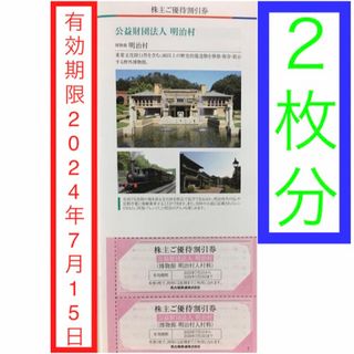 名鉄百貨店 - 博物館　明治村入村料優待割引券×２枚