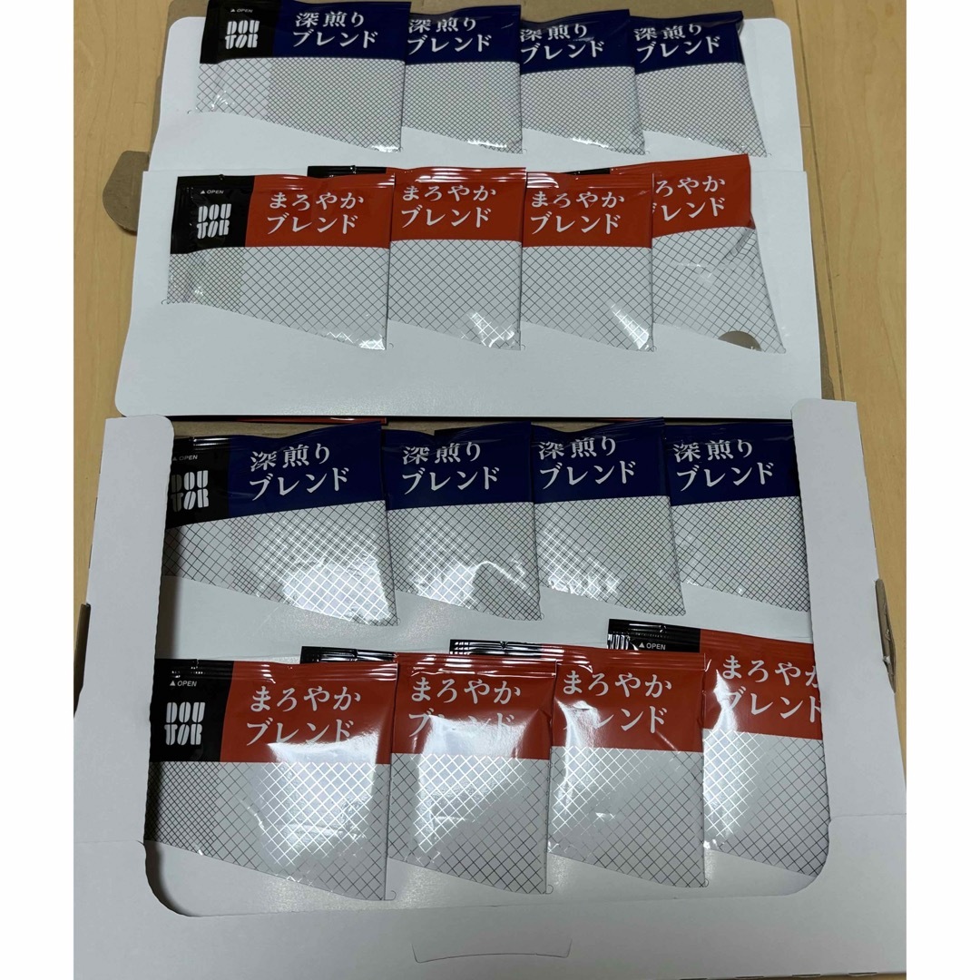 ドトールコーヒー ドリップアソート まろやか 深煎りブレンド各 8P／計16P 食品/飲料/酒の飲料(コーヒー)の商品写真