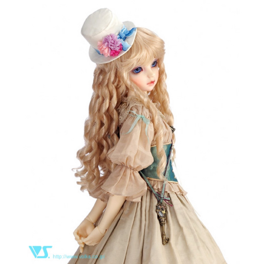 VOLKS(ボークス)のSDgrロリーナウィッグ+ドレスセット/ボークス製/スーパードルフィー/アリス服 エンタメ/ホビーのおもちゃ/ぬいぐるみ(その他)の商品写真