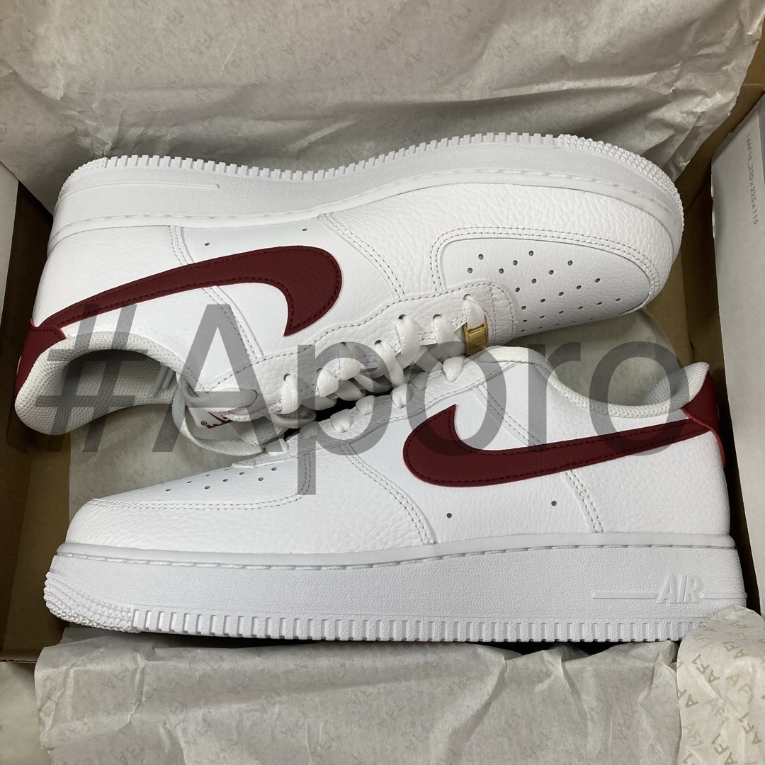 NIKE(ナイキ)のNIKE ナイキ AIR FORCE 1 エアフォース1 レッド ホワイト 28 メンズの靴/シューズ(スニーカー)の商品写真