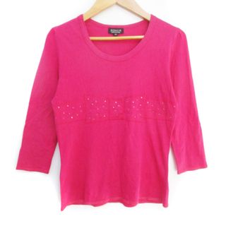 ソニア ソニアリキエル カットソー Tシャツ 七分袖 リボン柄 32 ピンク (その他)