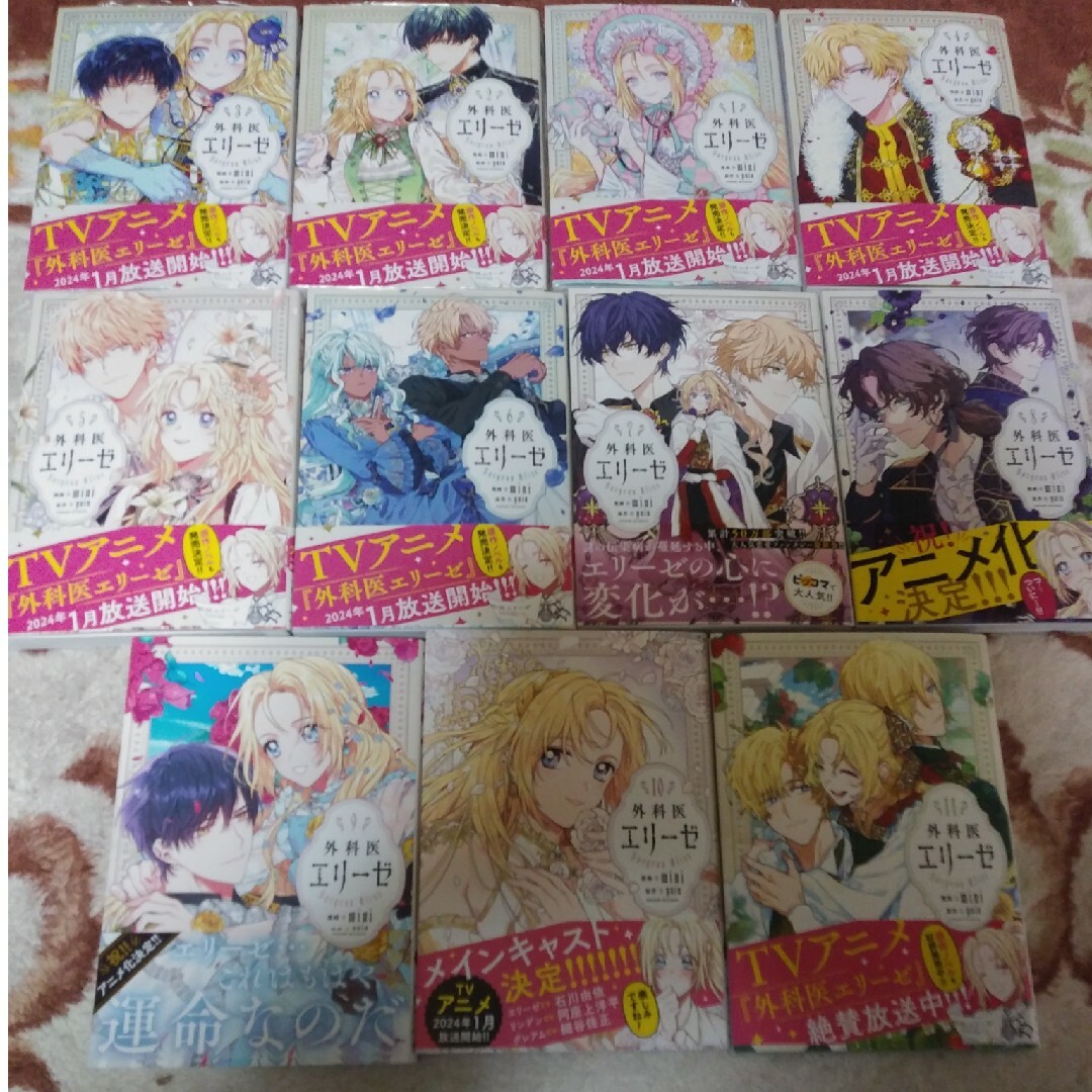 角川書店(カドカワショテン)の外科医エリーゼ 1～11巻迄 エンタメ/ホビーの漫画(少女漫画)の商品写真