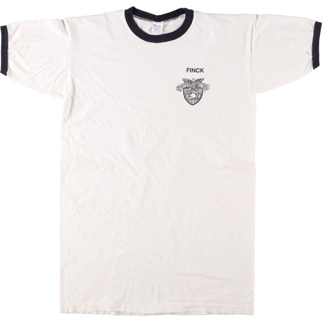 Champion(チャンピオン)の古着 80年代 チャンピオン Champion トリコタグ リンガープリントTシャツ USA製 メンズXL ヴィンテージ /eaa427805 メンズのトップス(Tシャツ/カットソー(半袖/袖なし))の商品写真