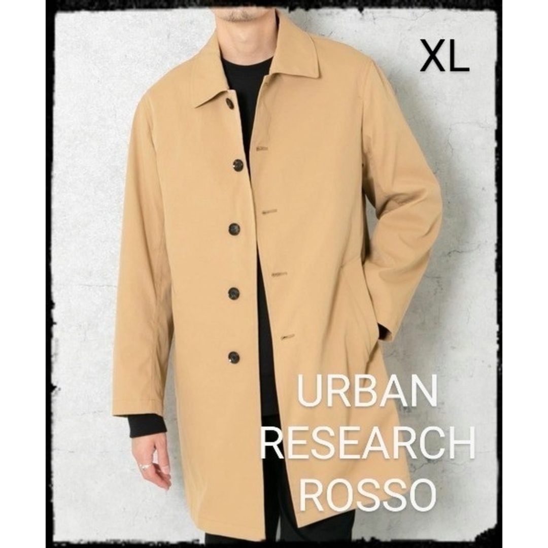 URBAN RESEARCH ROSSO(アーバンリサーチロッソ)のURBAN RESEARCH ROSSO【美品】丸井織物ステンカラーコート メンズのジャケット/アウター(ステンカラーコート)の商品写真